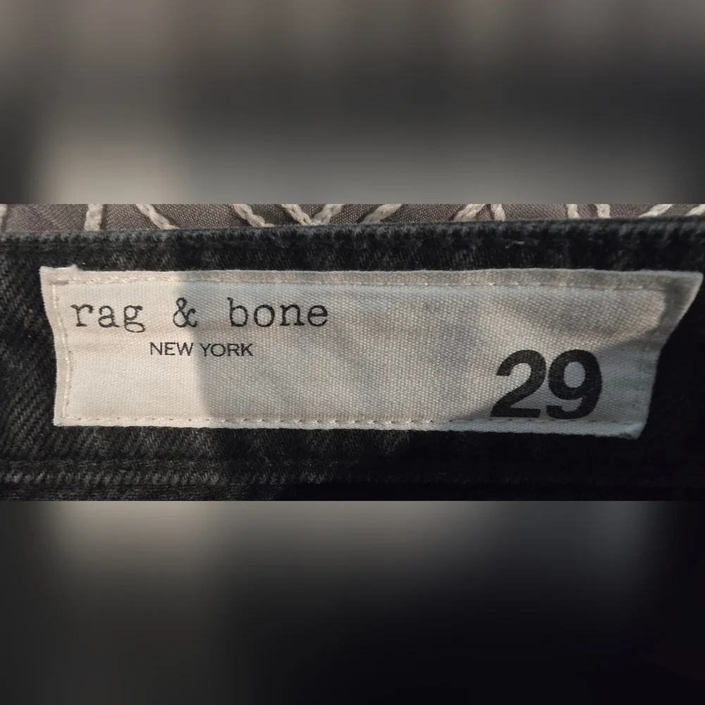 rag & bone Black Ankle & Cropped Jeans - Picture 9 of 11